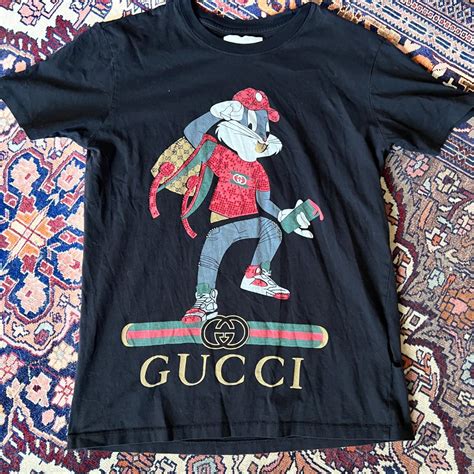 gucci bugs bunny shirt|bugs bunny wearing gucci.